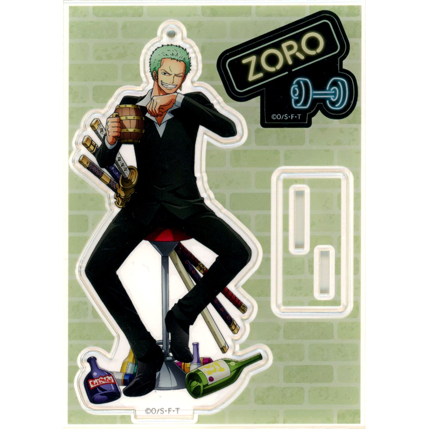 Roronoa Zoro One Piece Acrylic Stand Keychain Jump Shop Limited [USED]