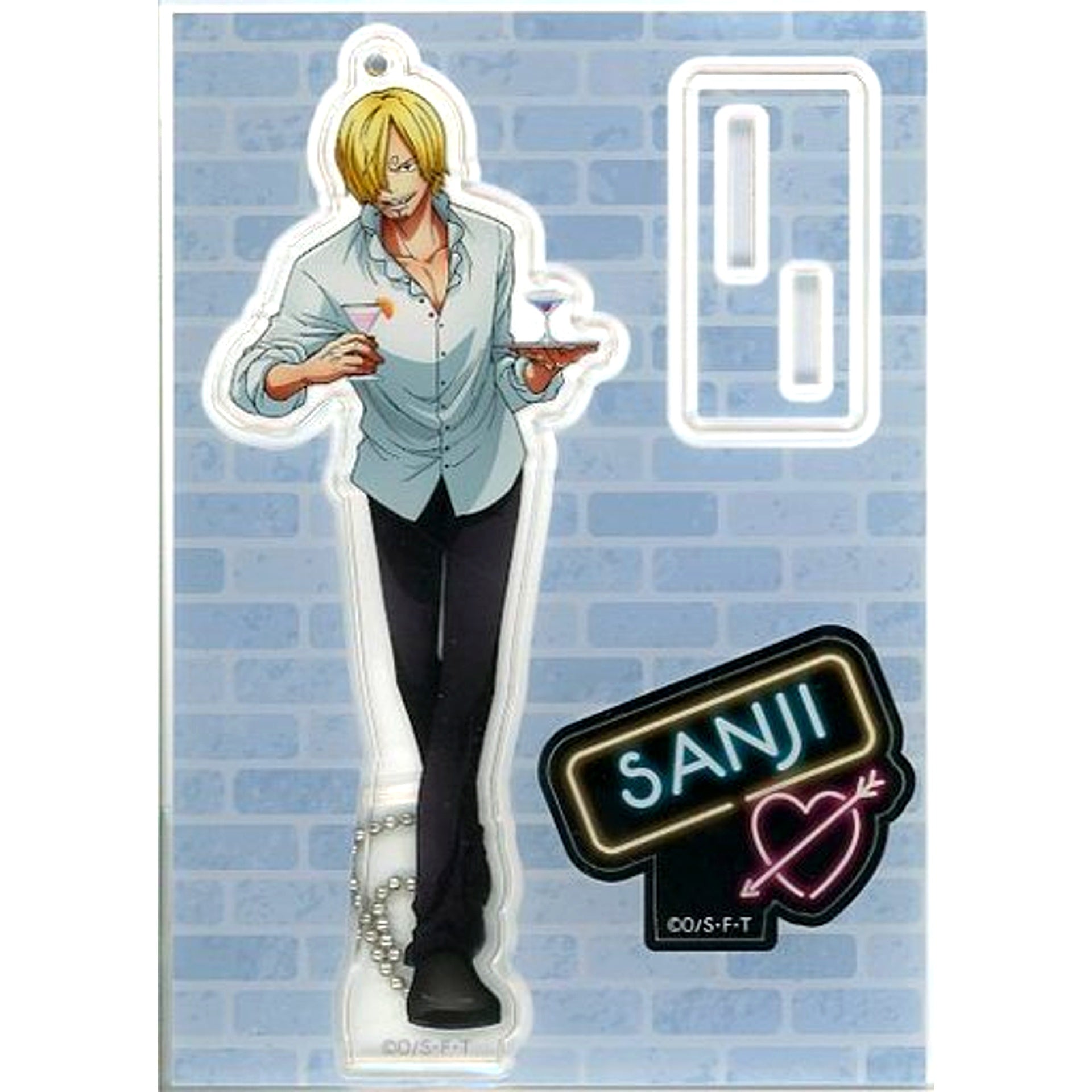 Sanji One Piece Acrylic Stand Keychain Jump Shop Limited [USED]