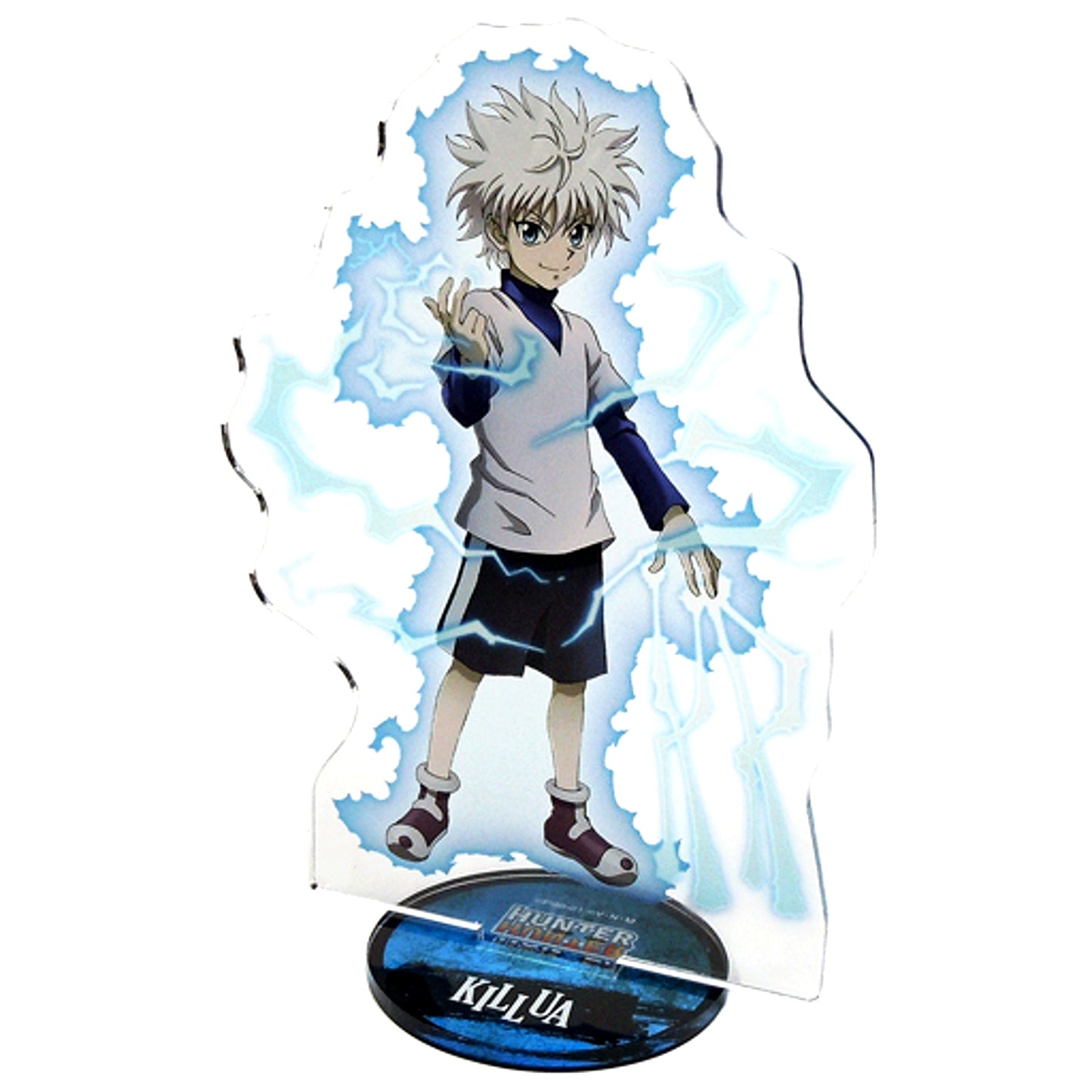 Killua Zoldyck C-2 Prize Big Acrylic Stand Hunter x Hunter Web Kuji Vol. 2 Battle Start [USED]