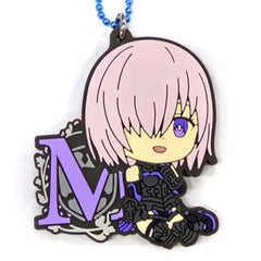Fate/Grand Order: Divine Realm of the Round Table Camelot Mash Kyrielight Ichiban Kuji Rubber Charm Kyunchara Illustrations Prize D Charm [USED]