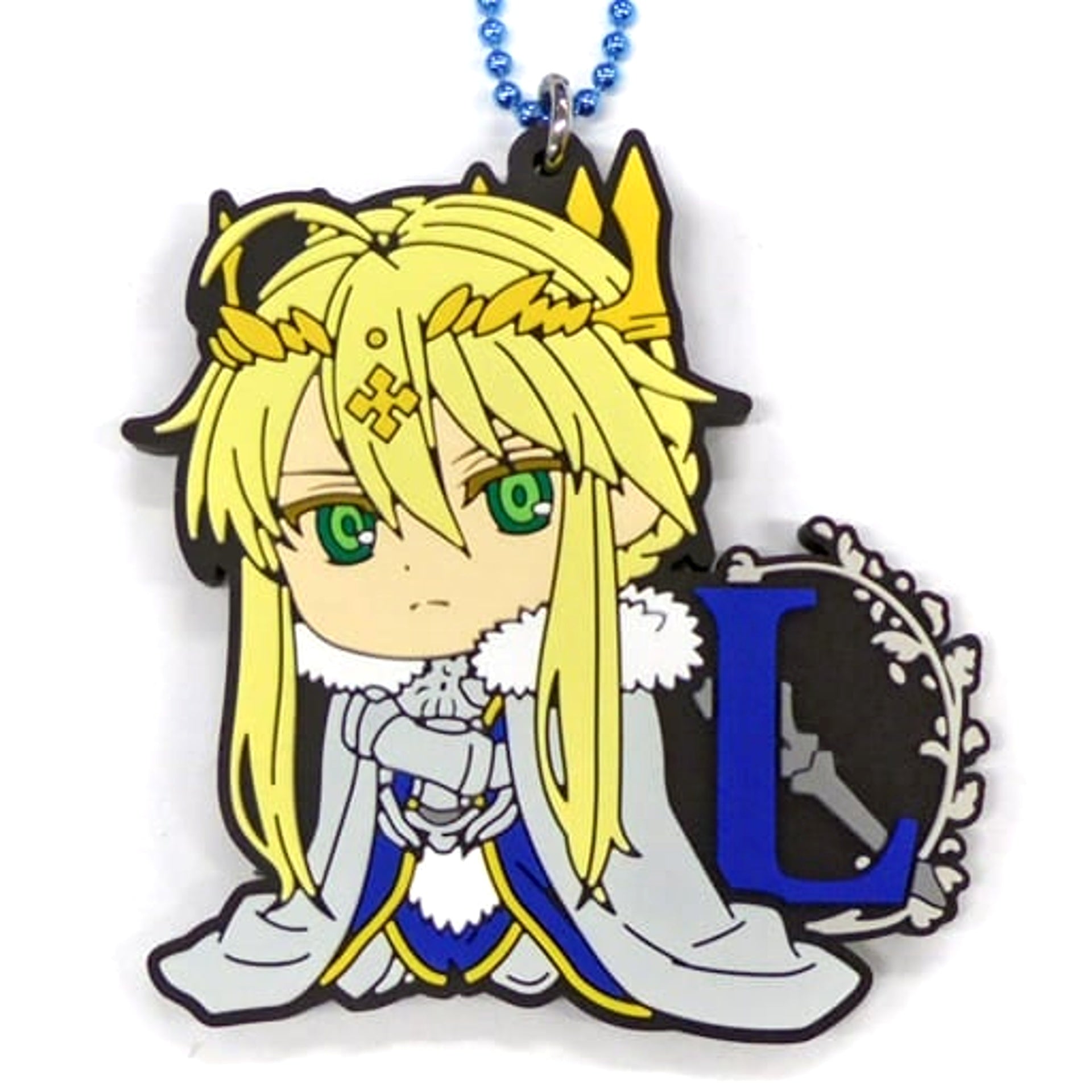 Fate/Grand Order: Divine Realm of the Round Table Camelot Shishioh Ichiban Kuji Rubber Charm Kyunchara Illustrations Prize D Charm [USED]