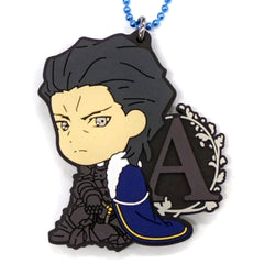 Fate/Grand Order: Divine Realm of the Round Table Camelot Agravaine Ichiban Kuji Rubber Charm Kyunchara Illustrations Prize D Charm [USED]