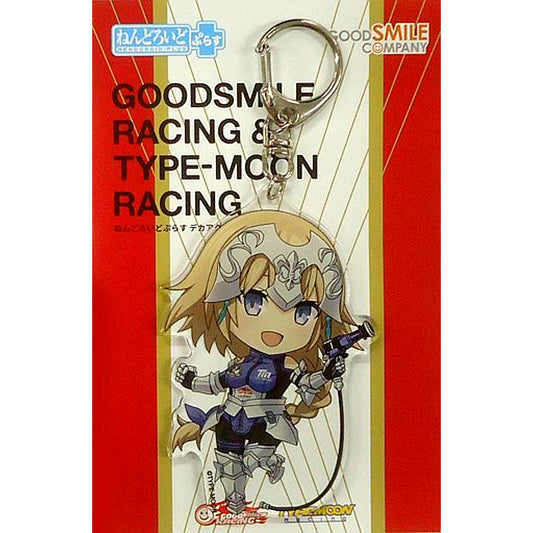 Jeanne d'Arc Racing Ver. GOODSMILE RACING & TYPE-MOON RACING Nendoroid Plus Big Acrylic Keychain [USED]