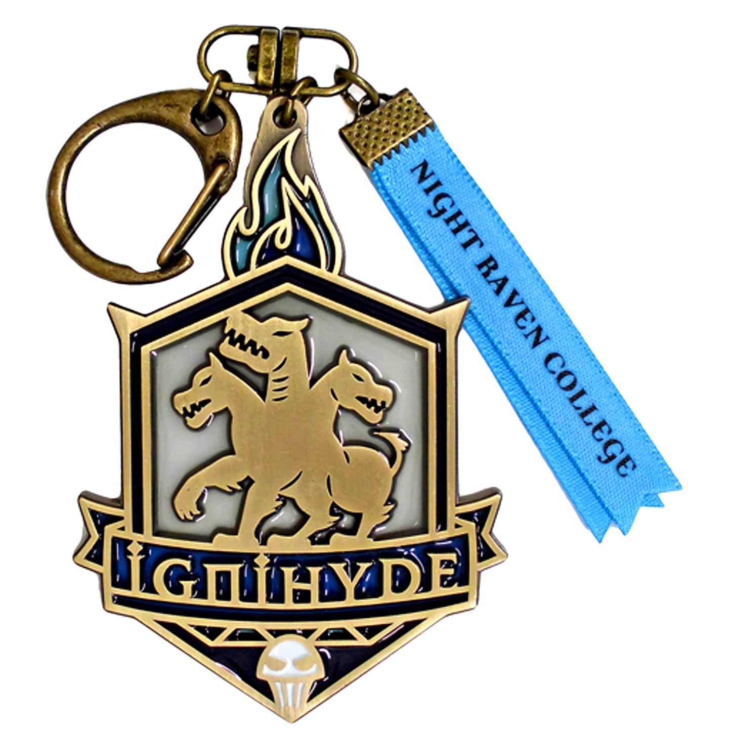 Ignihyde Dorm Disney Twisted-Wonderland Stained Glass Keychain Animate Limited [USED]