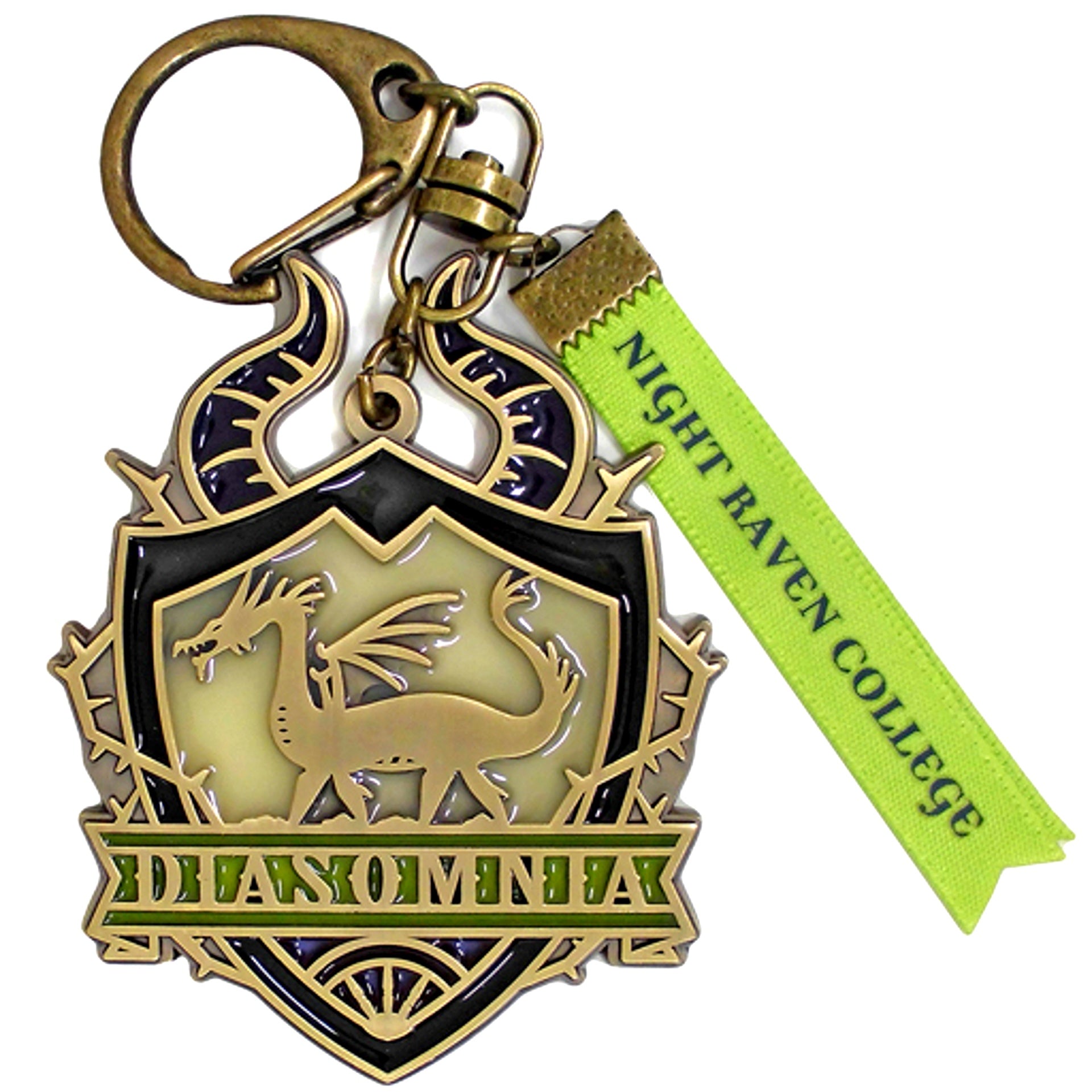 Diasomnia Dormitory Disney Twisted-Wonderland Stained Glass Keychain Animate Limited [USED]