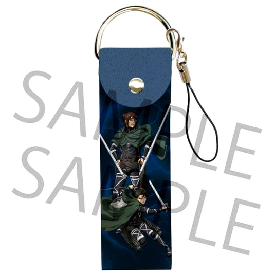 03 Levi & Hange Attack on Titan Big Leather Strap [USED]