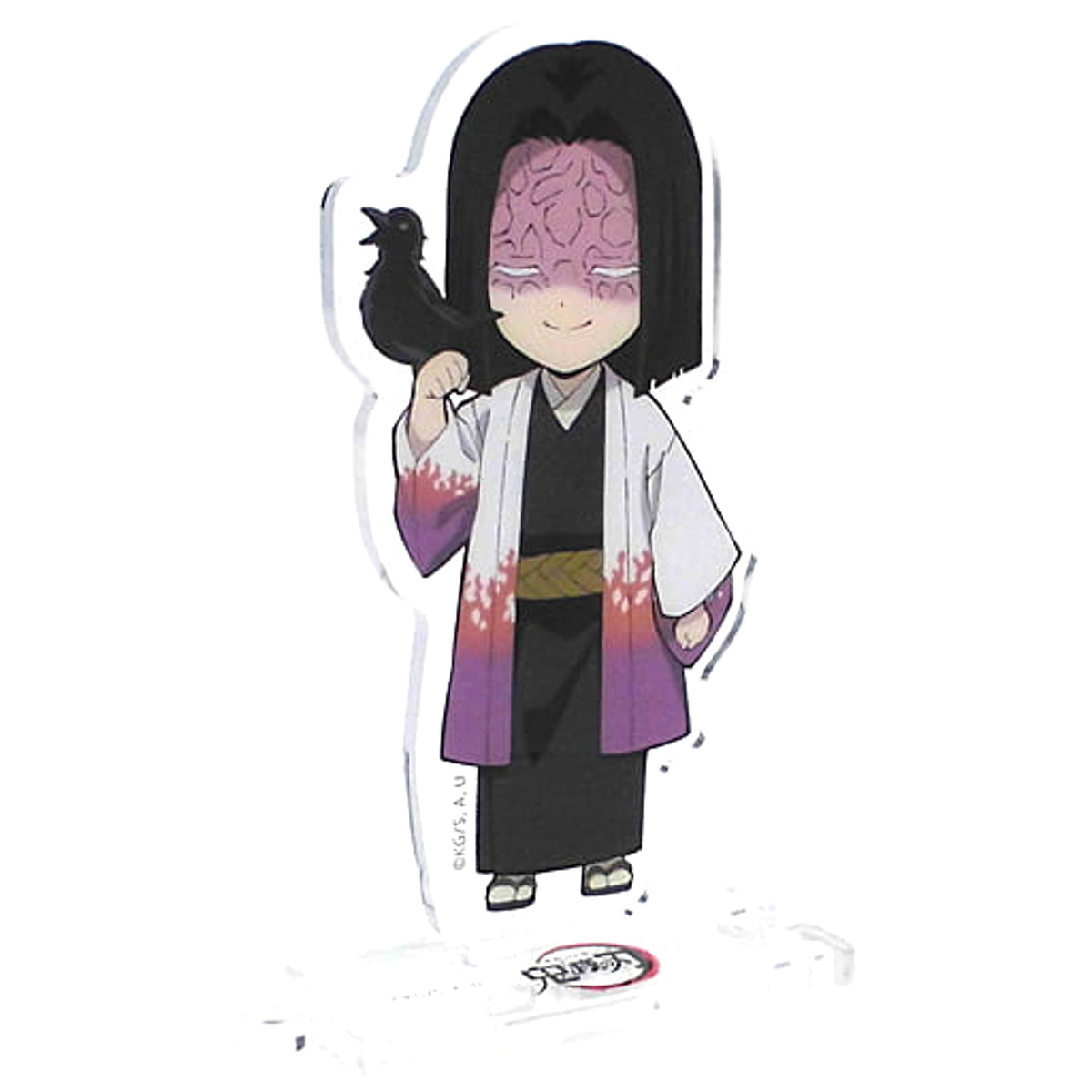 Demon Slayer: Kimetsu no Yaiba The Movie: Mugen Train x ufotable Cafe Kagaya Ubuyashiki Mini Chara Connecting Random Acrylic Stand Facing Left Acrylic Stands [USED]