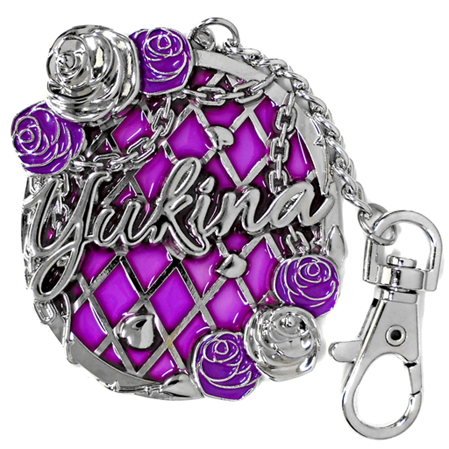 Yukina Minato Roselia BanG Dream! Girls Band Party! Metal Keychain [USED]