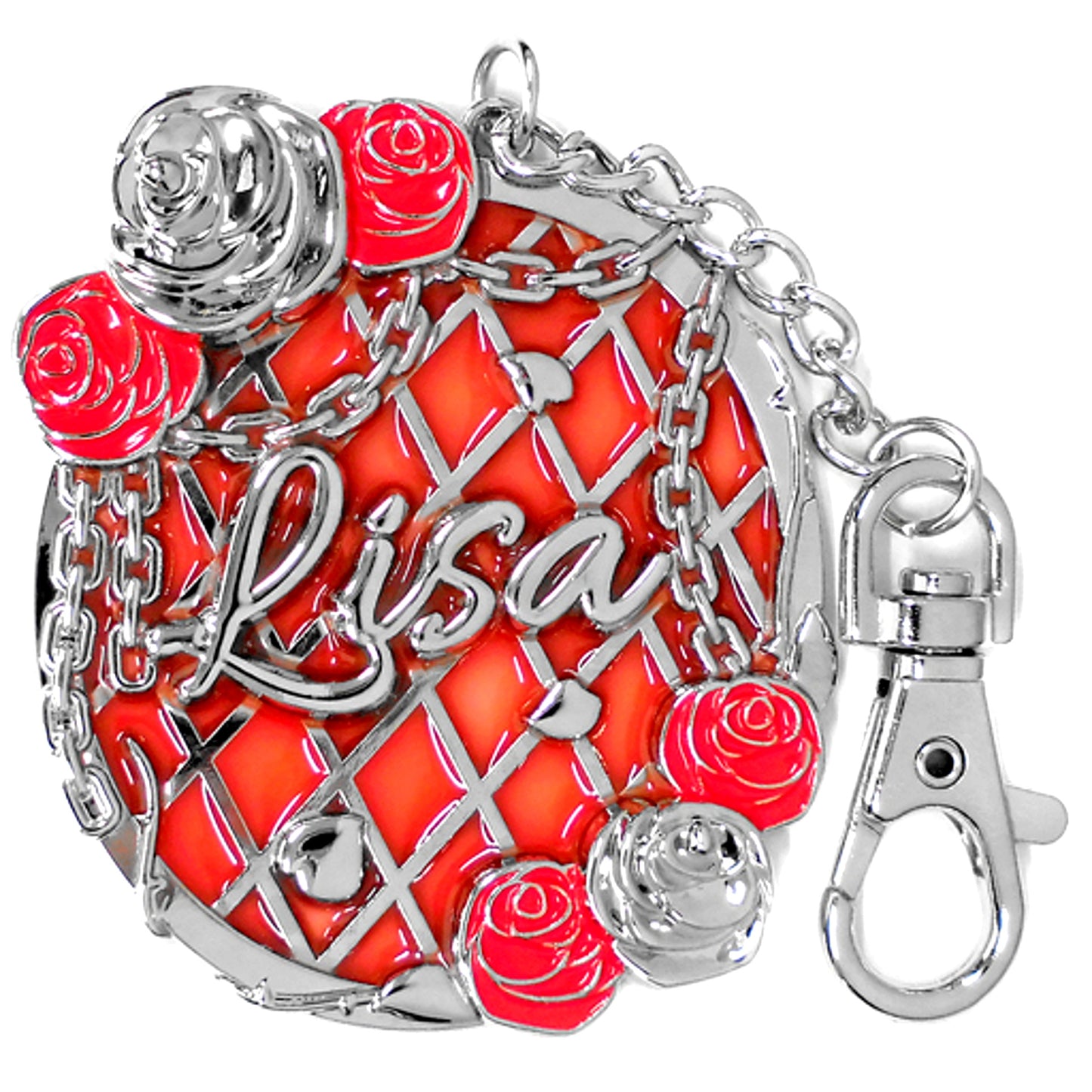Lisa Imai BanG Dream! Roselia Metal Keychain Girls Band Party! [USED]