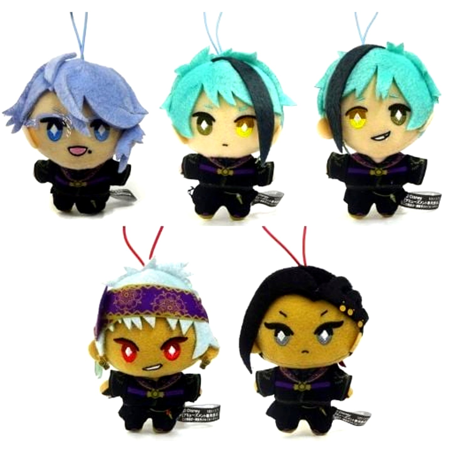 Set of 5 Disney Twisted Wonderland Extra Ceremonial Robes Mascot Octavinelle Dorm & Scarabia Dorm [USED]