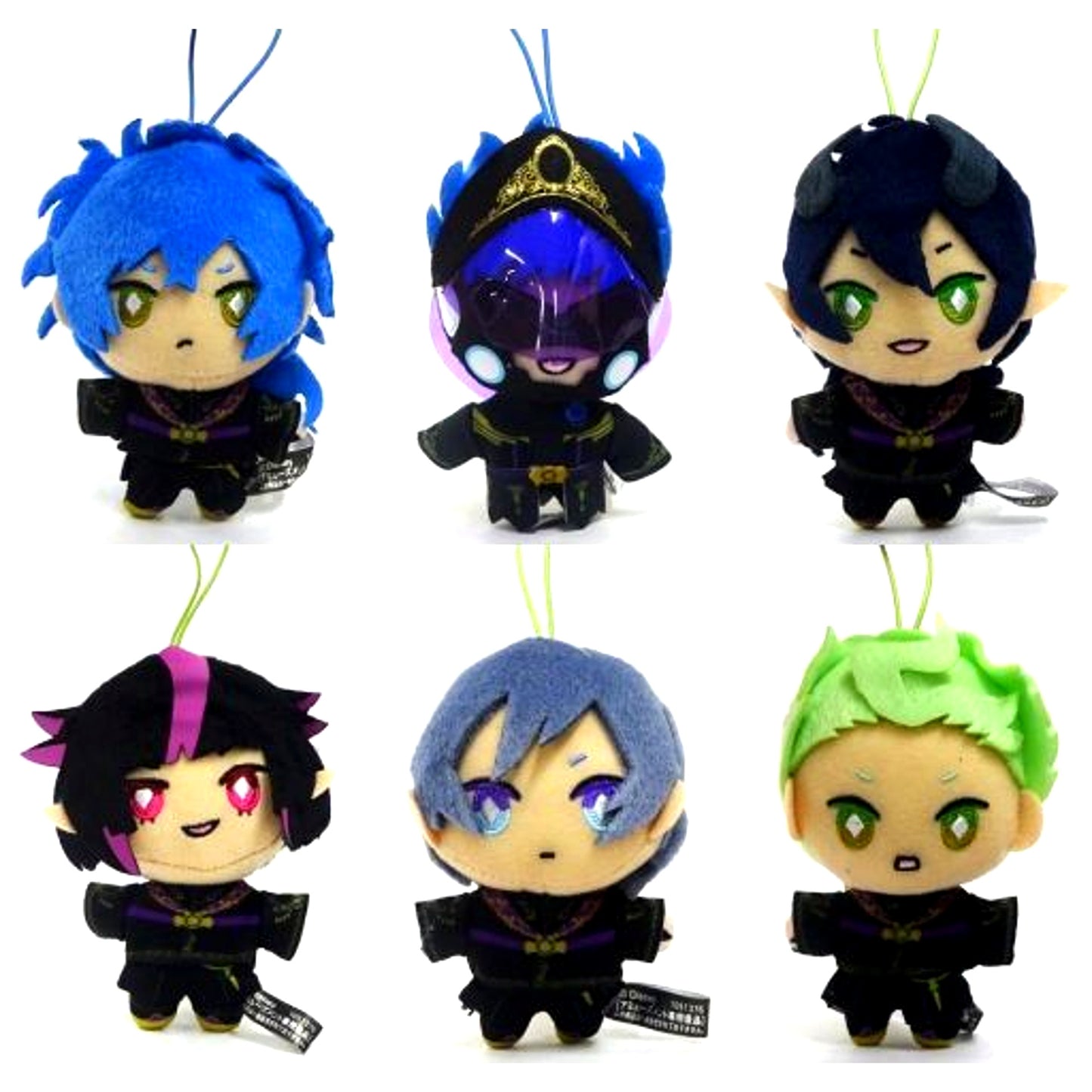 Set of 6 Ignihyde & Diasomnia Disney Twisted Wonderland Extra Ceremonial Robes Mascot [USED]