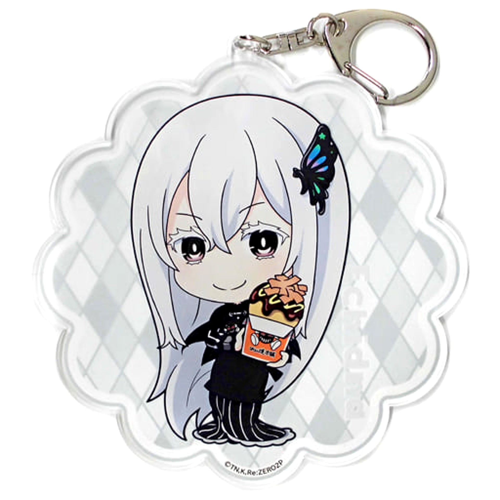 Re:ZERO -Starting Life in Another World- Echidna Trading Acrylic Keychains Bakudan-Yaki Honpo Limited Keychains [USED]
