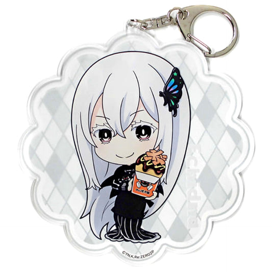 Re:ZERO -Starting Life in Another World- Echidna Trading Acrylic Keychains Bakudan-Yaki Honpo Limited Keychains [USED]