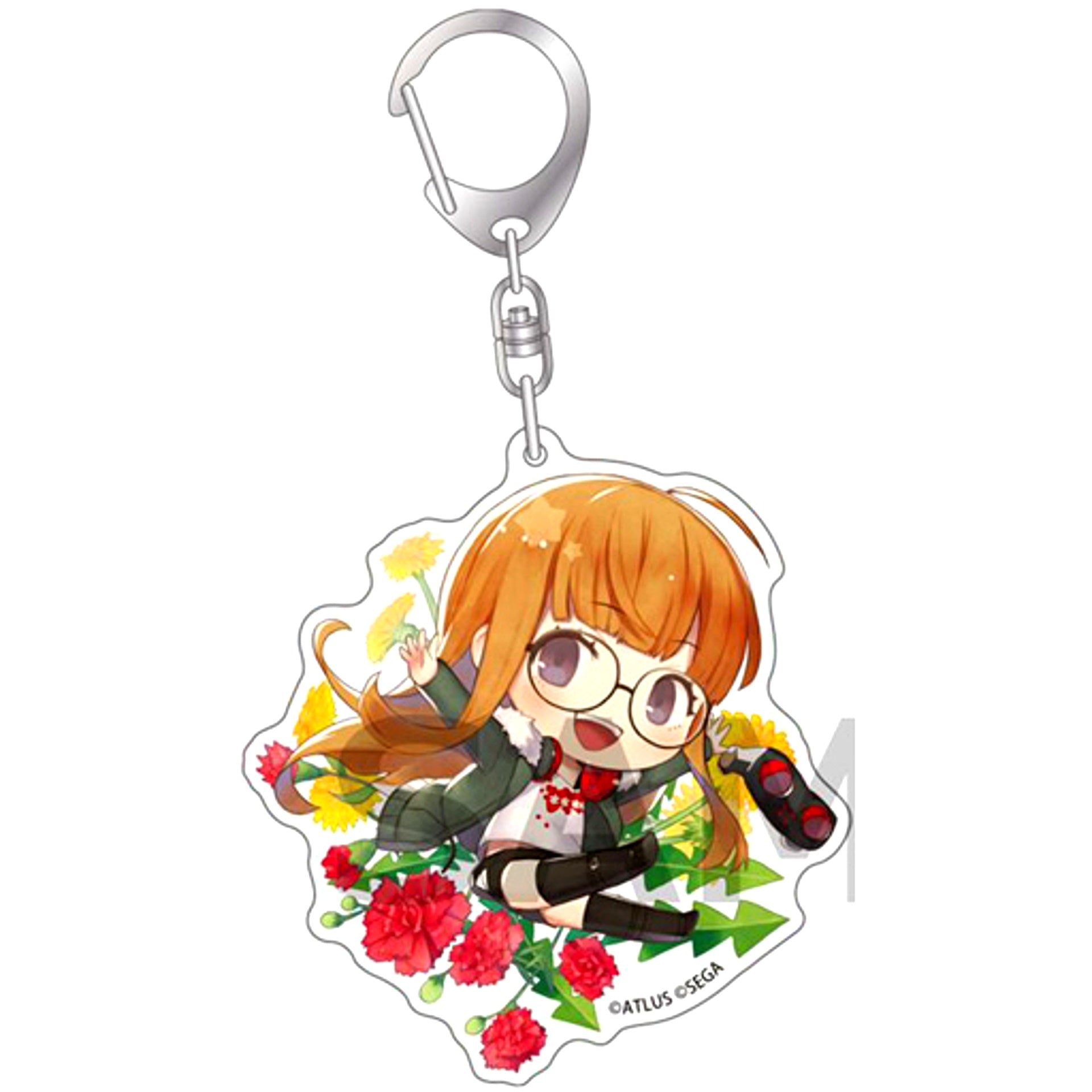 Futaba Sakura Persona 5 Royal Chara-Flora Acrylic Keychain [USED]