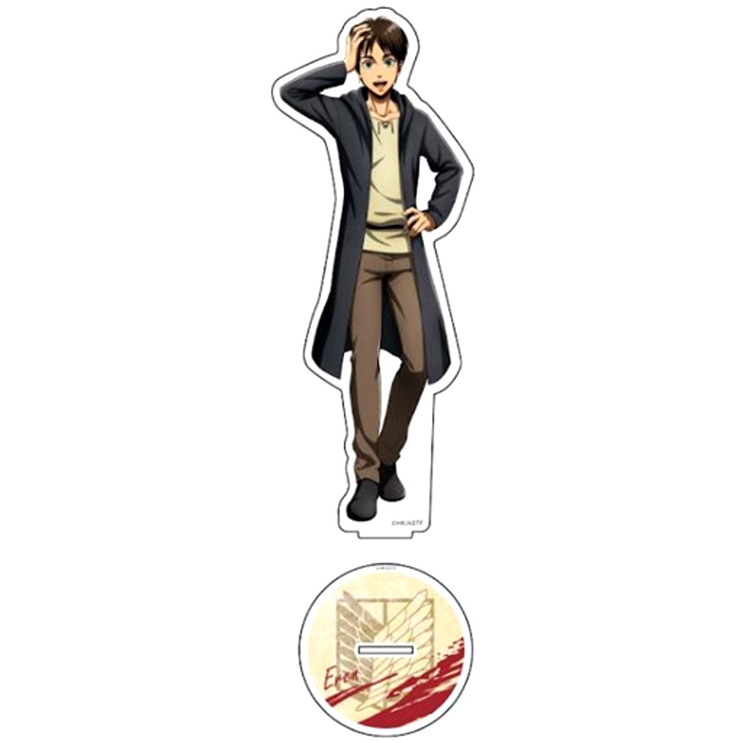 Eren Yeager Meet Up Illustration Acrylic Figure M Attack on Titan [USED]