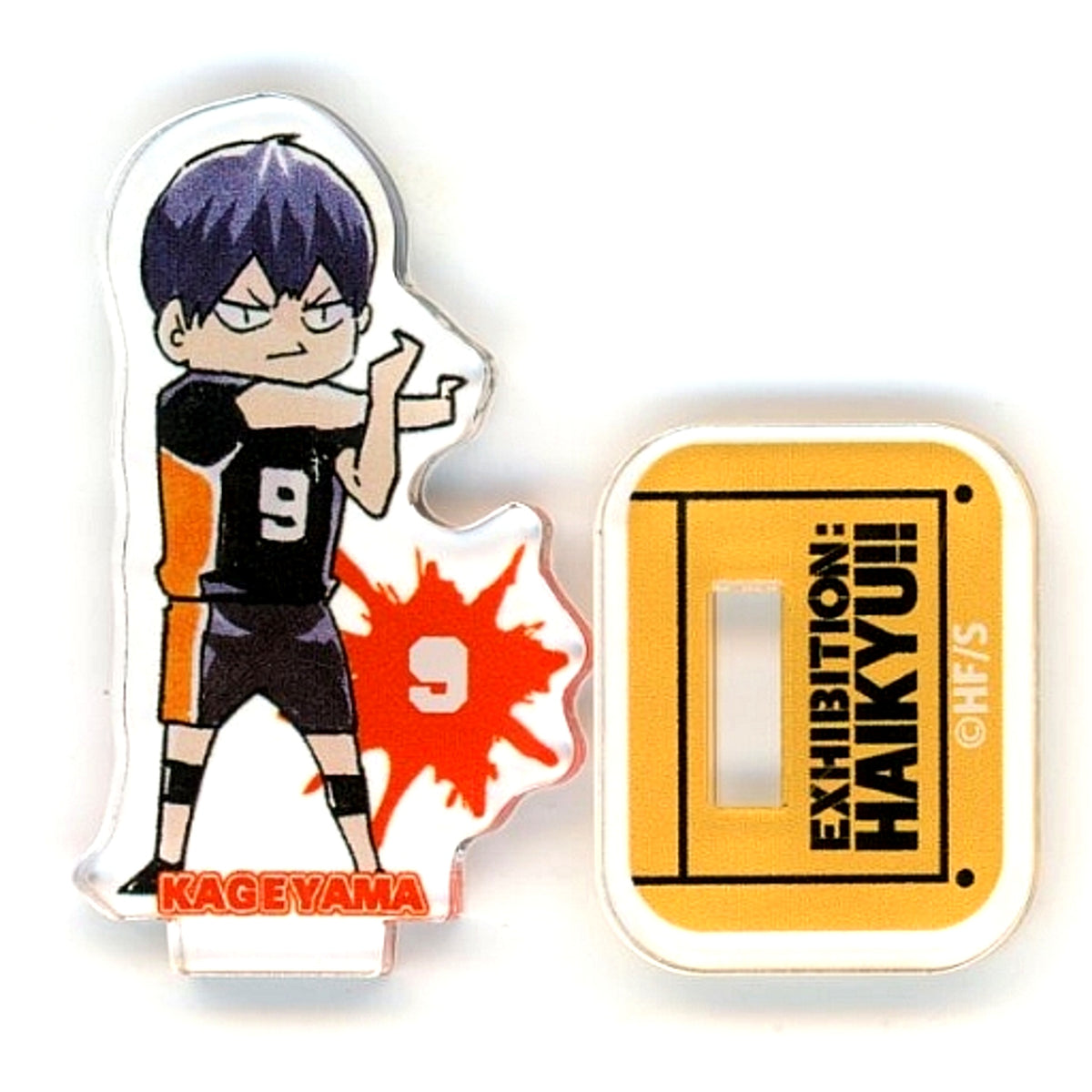 Tobio Kageyama Haikyu!! Exhibition Sendai Illustration SD Acrylic Mini Figure [USED]