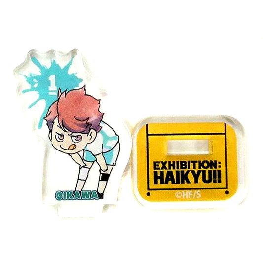 Toru Oikawa Haikyu!! Exhibition Sendai Illustration SD Acrylic Mini Figure [USED]