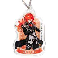Genshin Diluc Acrylic Charms Charm [USED]