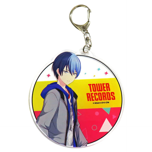 Hatsune Miku: Colorful Stage! Toya Aoyagi Vivid Bad Squad Acrylic Keychain Tower Records Limited Keychains [USED]