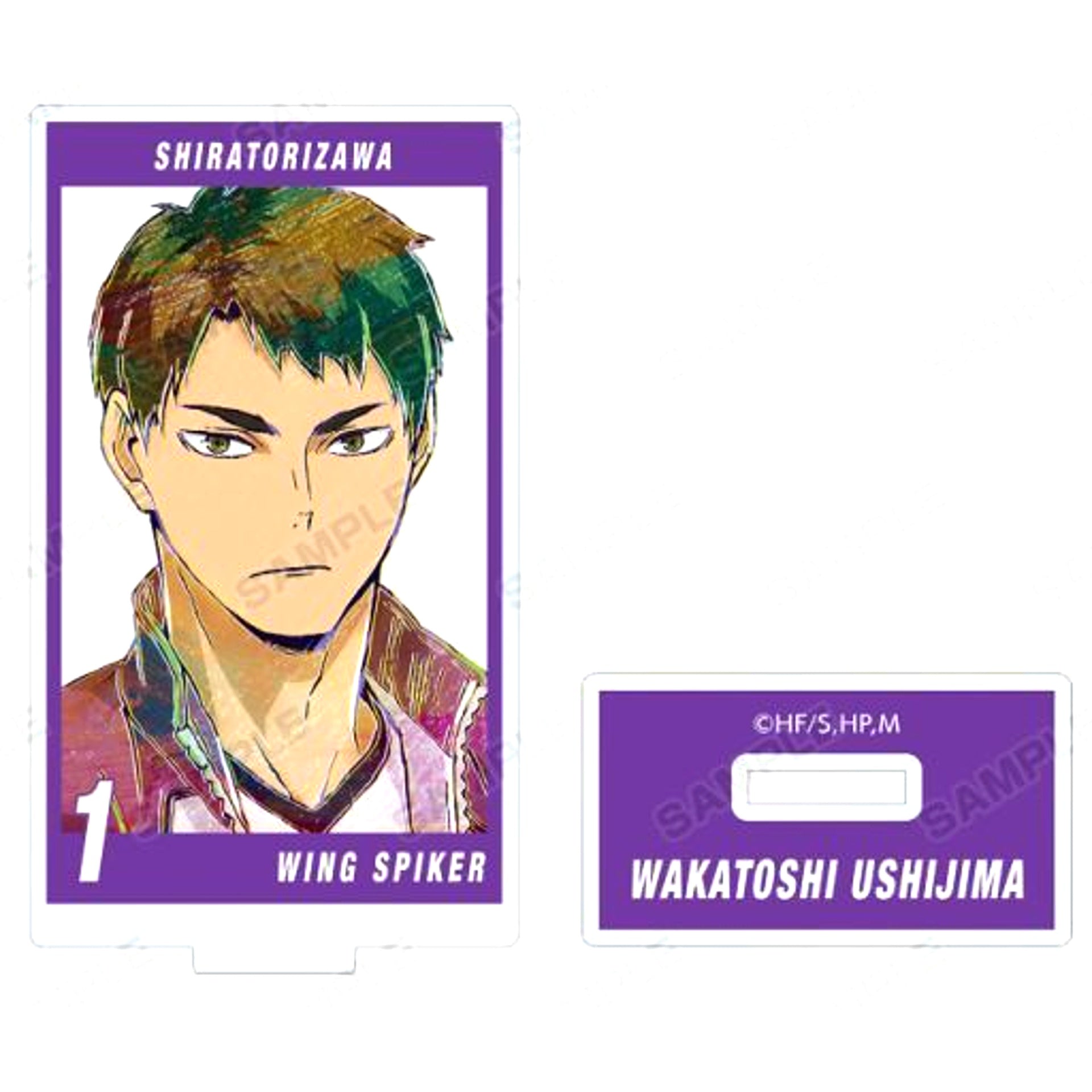 Wakatoshi Ushijima Haikyu!! TO THE TOP Trading Ani-Art 5th Acrylic Stand [USED]