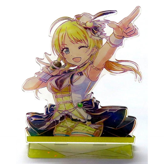 Meguru Hachimiya Ani-Art Hologram Big Acrylic Stand Idolmaster Shiny Colors [USED]