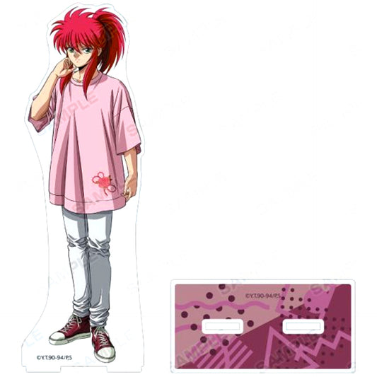 Kurama 90's Casual Ver. Illustration Big Acrylic Stand YuYu Hakusho [USED]