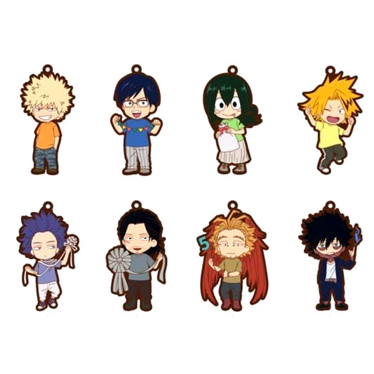 Set of 8 My Hero Academia Rubber Strap Collection B [USED]
