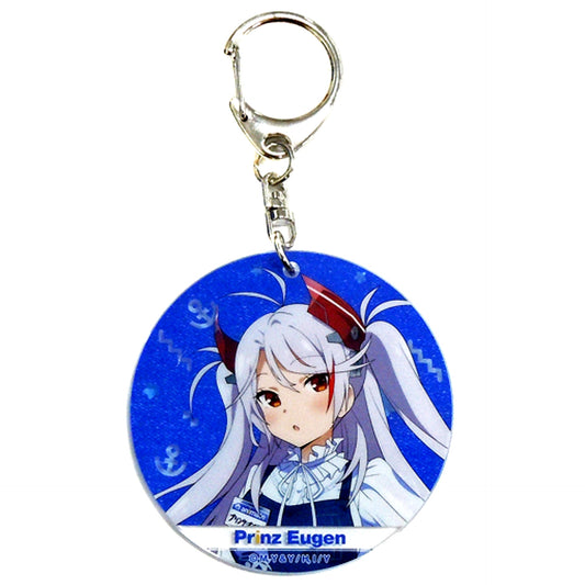 Prinz Eugen Acrylic Keychain Azur Lane Slow Ahead! x Animate [USED]