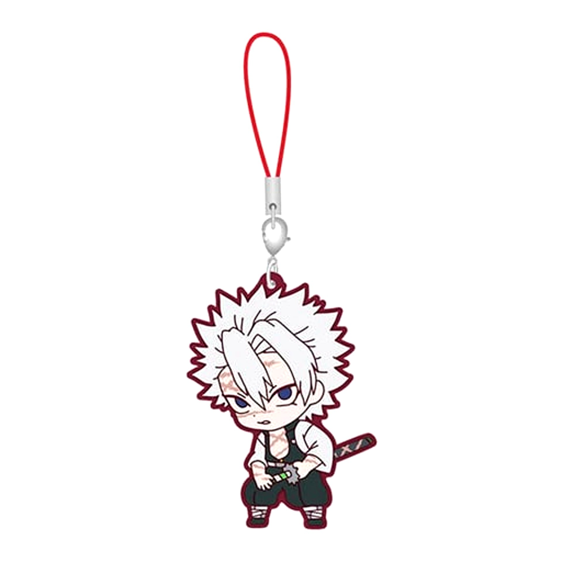 Sanemi Shinazugawa Demon Slayer Kimetsu no Yaiba Metsu Capsule Rubber Mascot 7 [USED]