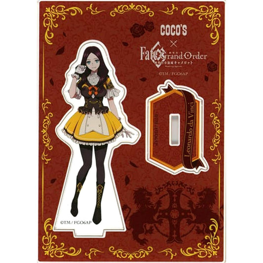 Leonardo da Vinci Fate/Grand Order: Divine Realm of the Round Table Camelot Cocos X Movie Original Acrylic Stand Panel Chaldea Egypt Territory [USED]