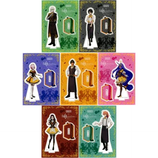 Fate/Grand Order Divine Realm of the Round Table: Camelot Original Acrylic Stand Panel Set of 7 Cocos Collaboration Chaldea Egypt Territory [USED]