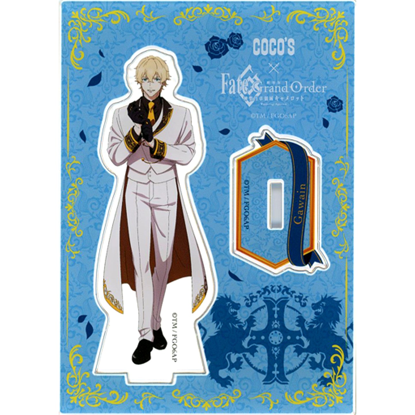 Gawain Fate/Grand Order Divine Realm of the Round Table Camelot Movie Original Acrylic Stand Panel Knights of the Round Table Cocos [USED]