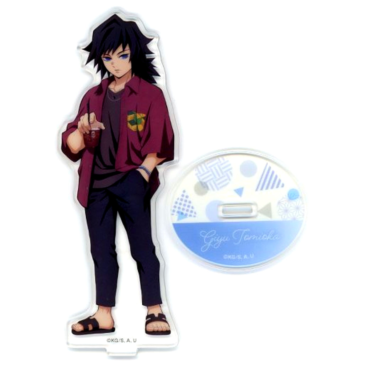 Giyu Tomioka Demon Slayer: Kimetsu no Yaiba x Lawson Acrylic Stand [USED]