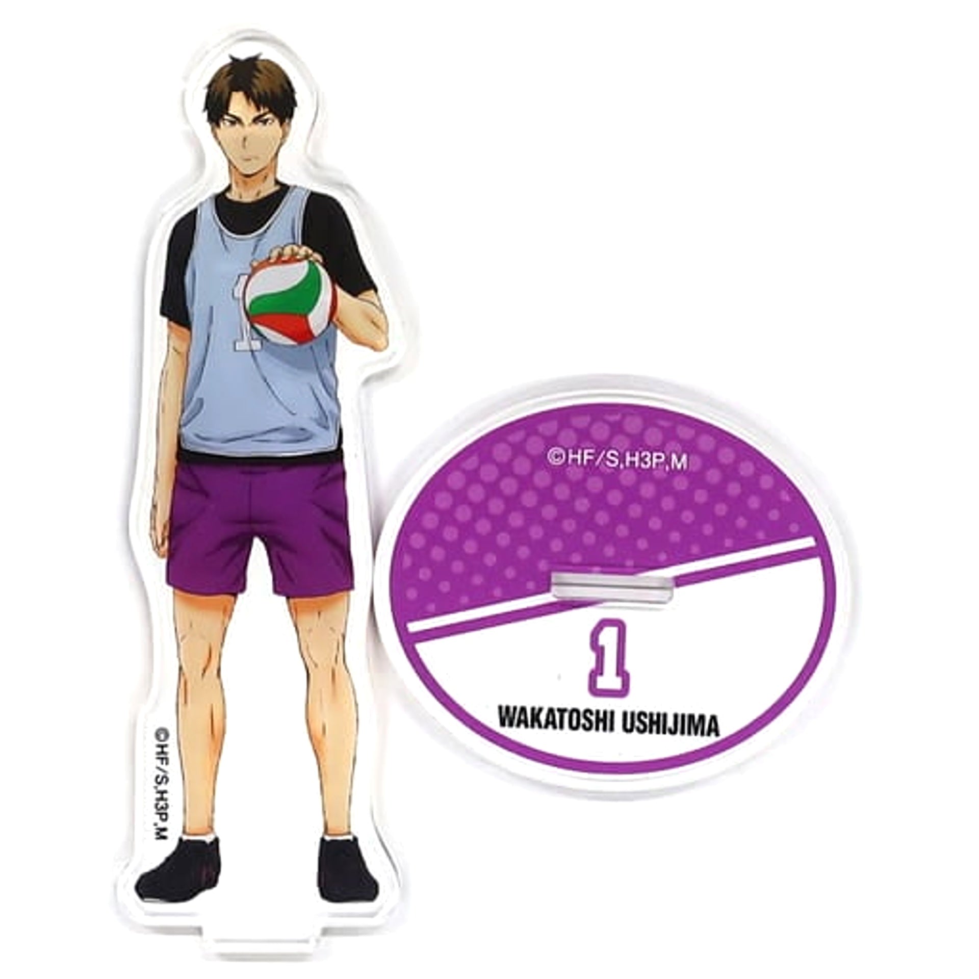 Haikyu!! Season 3 Wakatoshi Ushijima Big Acrylic Stand Collection Rival School Acrylic Stands [USED]