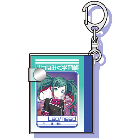 Hatsune Miku: Colorful Stage! Hatsune Miku Classroom SEKAI Mini Mini Notebook Keychain Collection A Leo/Need Keychains [USED]