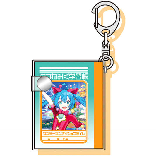 Hatsune Miku: Colorful Stage! Hatsune Miku Wonderland Mini Mini Notebook Keychain Collection D Wonderlands X Showtime Keychains [USED]