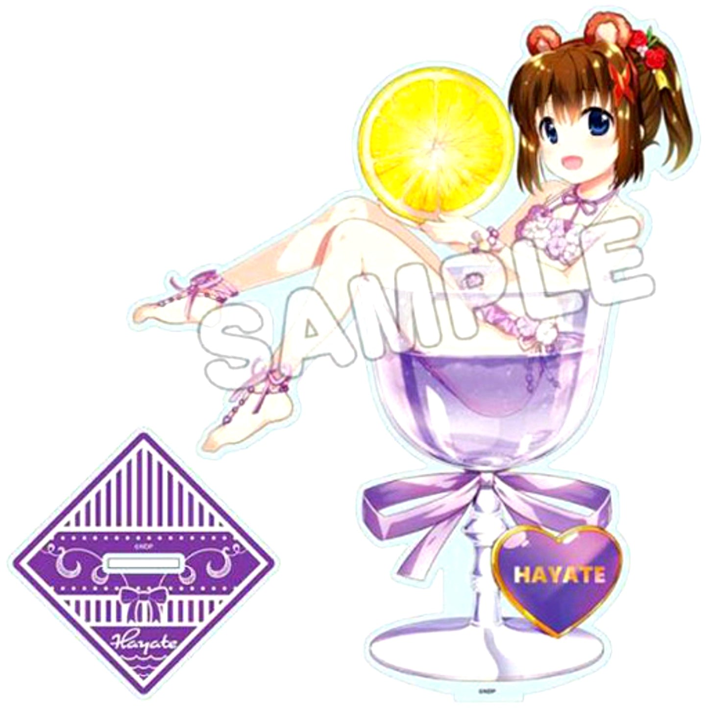 Hayate Yagami Cocktail Ver. Magical Girl Lyrical Nanoha Detonation Acrylic Figure L [USED]