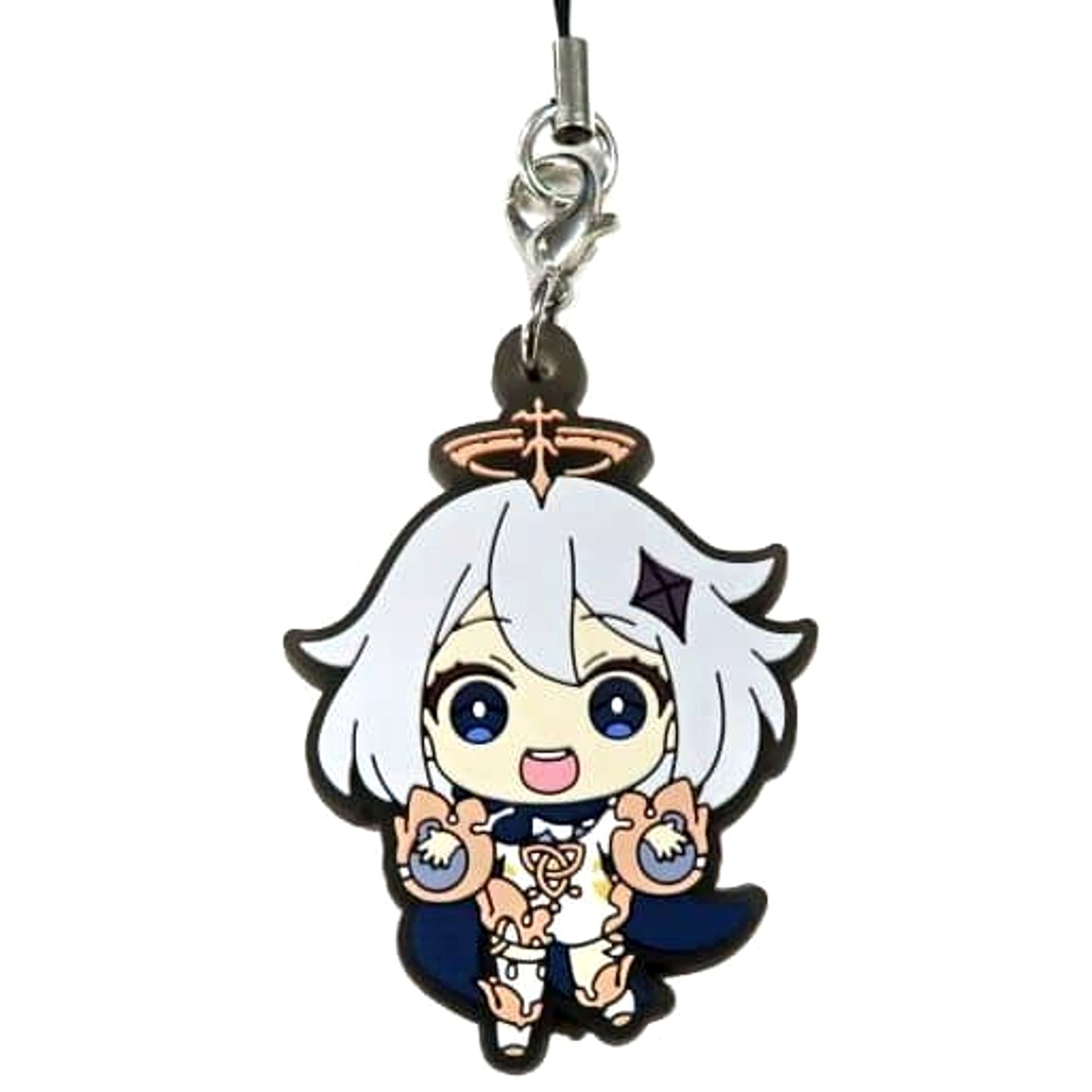 Genshin Paimon Capsule Rubber Strap Vol.1 Keychains [USED]