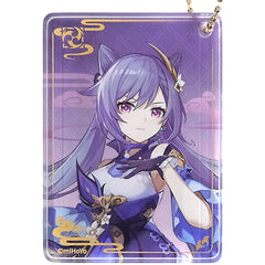Genshin Keqing Acrylic Korotta Acrylic Plate Keychain Acrylic Stands [USED]
