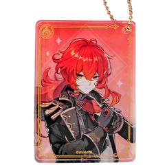 Genshin Diluc Acrylic Korotta Acrylic Plate Keychain Acrylic Stands [USED]