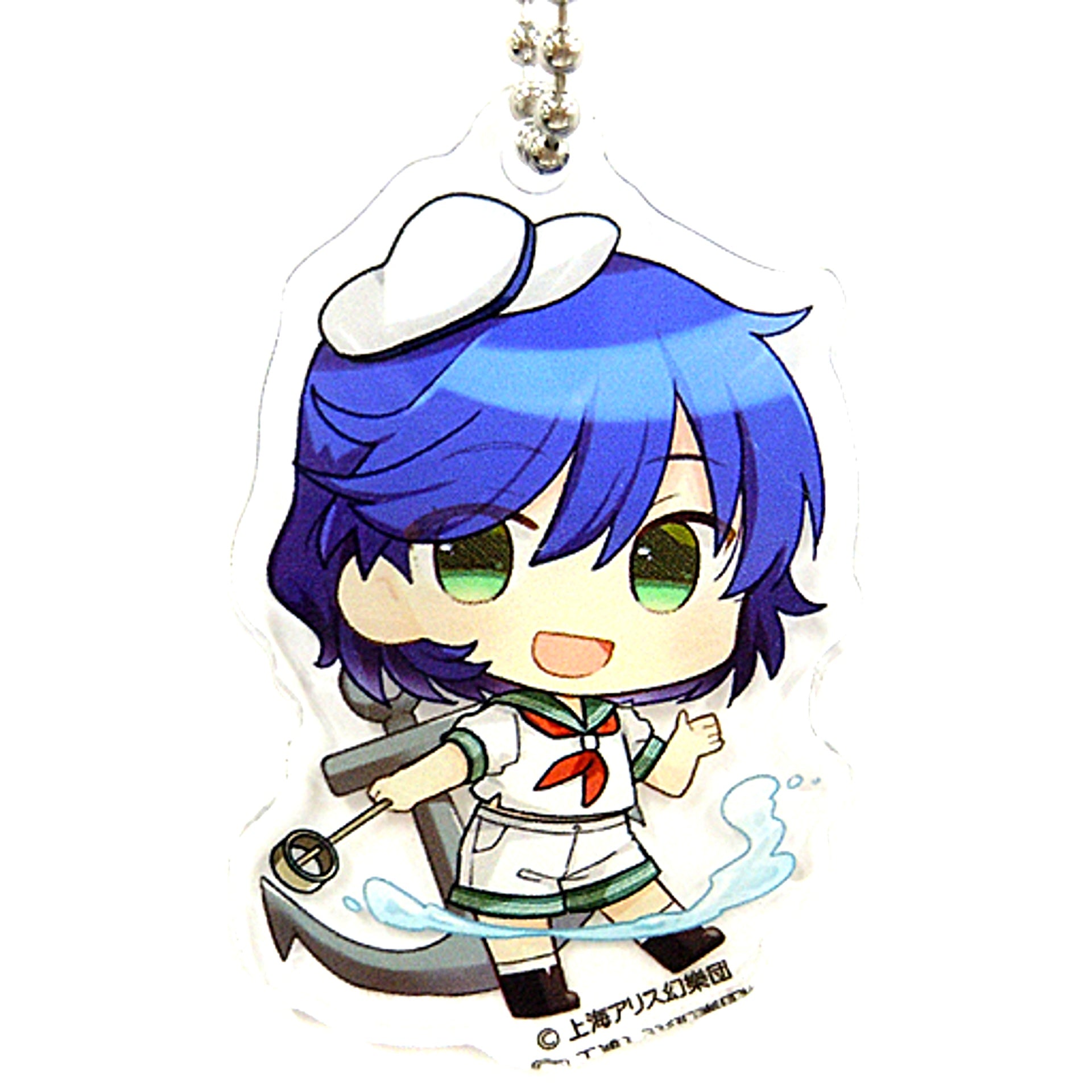 Minamitsu Murasa Touhou Project Acrylic Keychain Gensokyo SD Collection 2-B Blue Atre Akihabara Hakurei Shrine Spring Fes 2021 [USED]