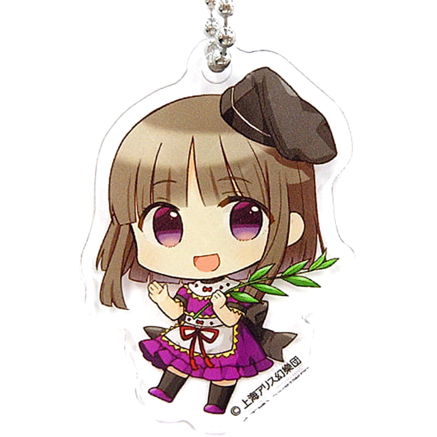 Touhou Project Satono Nishida Acrylic Keychain Gensokyo SD Collection 2-C Red Atre Akihabara Hakurei Shrine Spring Festival 2021 Exclusive Keychains [USED]