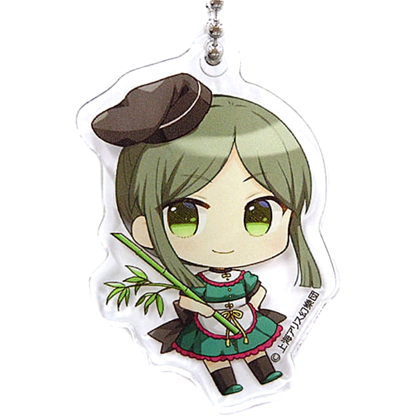 Touhou Project Mai Teireida Acrylic Keychain Gensokyo SD Collection 2-C Red Atre Akihabara Hakurei Shrine Spring Festival 2021 Exclusive Keychains [USED]