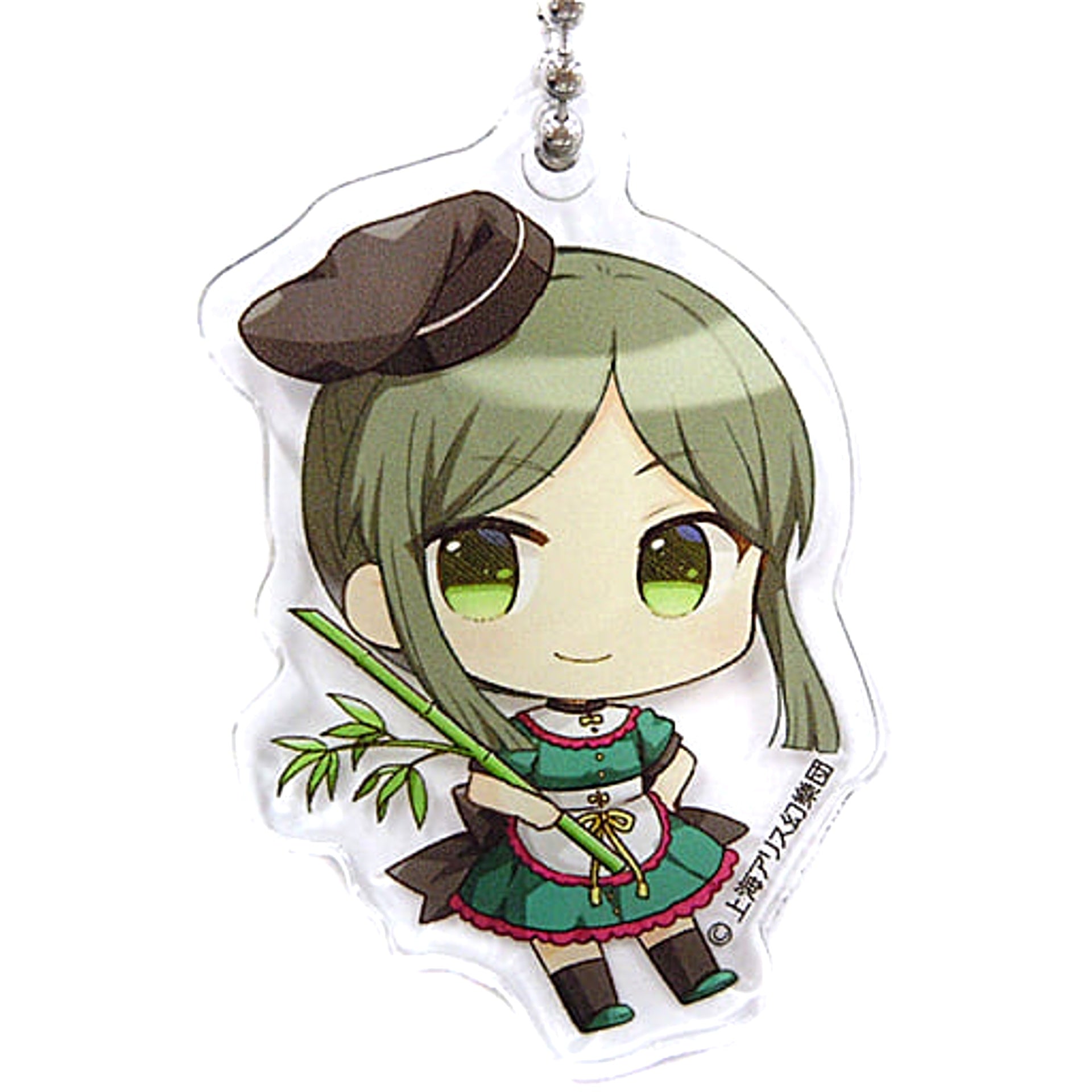 Touhou Project Mai Teireida Acrylic Keychain Gensokyo SD Collection 2-C Red Atre Akihabara Hakurei Shrine Spring Festival 2021 Exclusive Keychains [USED]