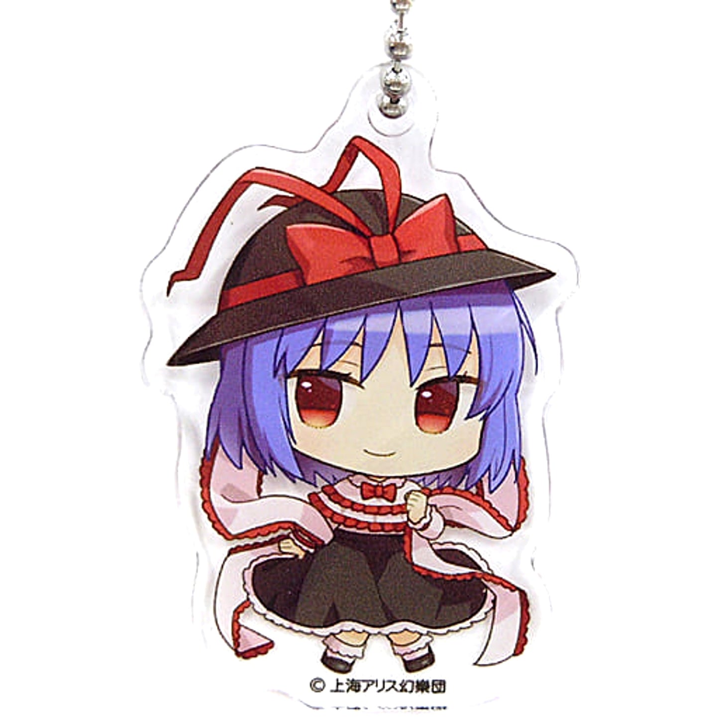 Touhou Project Nagae Iku Acrylic Keychain Gensokyo SD Collection 2-E Violet Atre Akihabara Hakurei Shrine Spring Festival 2021 Exclusive Keychains [USED]