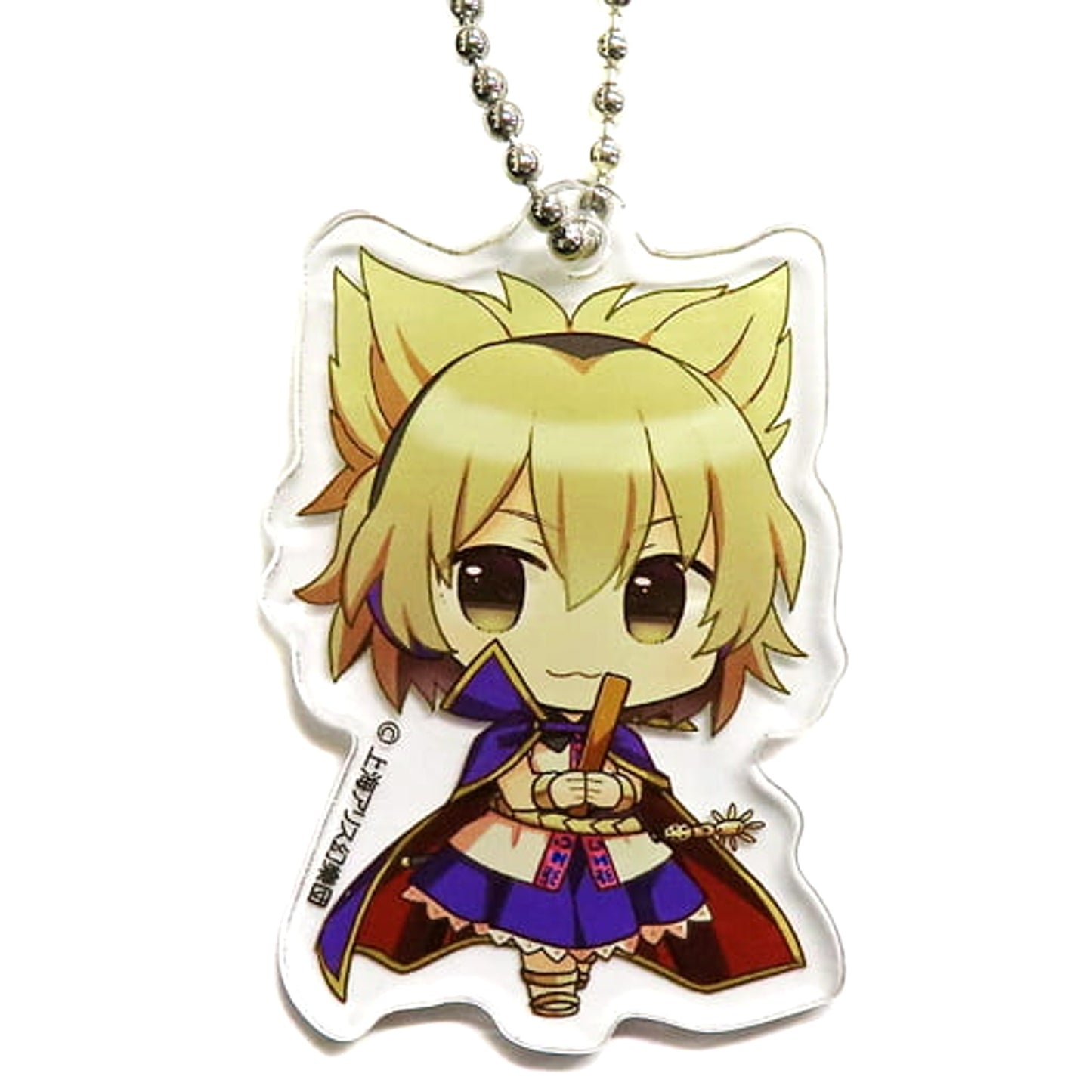 Touhou Project Miminomiko Toyosato Acrylic Keychain Gensokyo SD Collection 2-E Violet Atre Akihabara Hakurei Shrine Spring Festival 2021 Exclusive Keychains [USED]