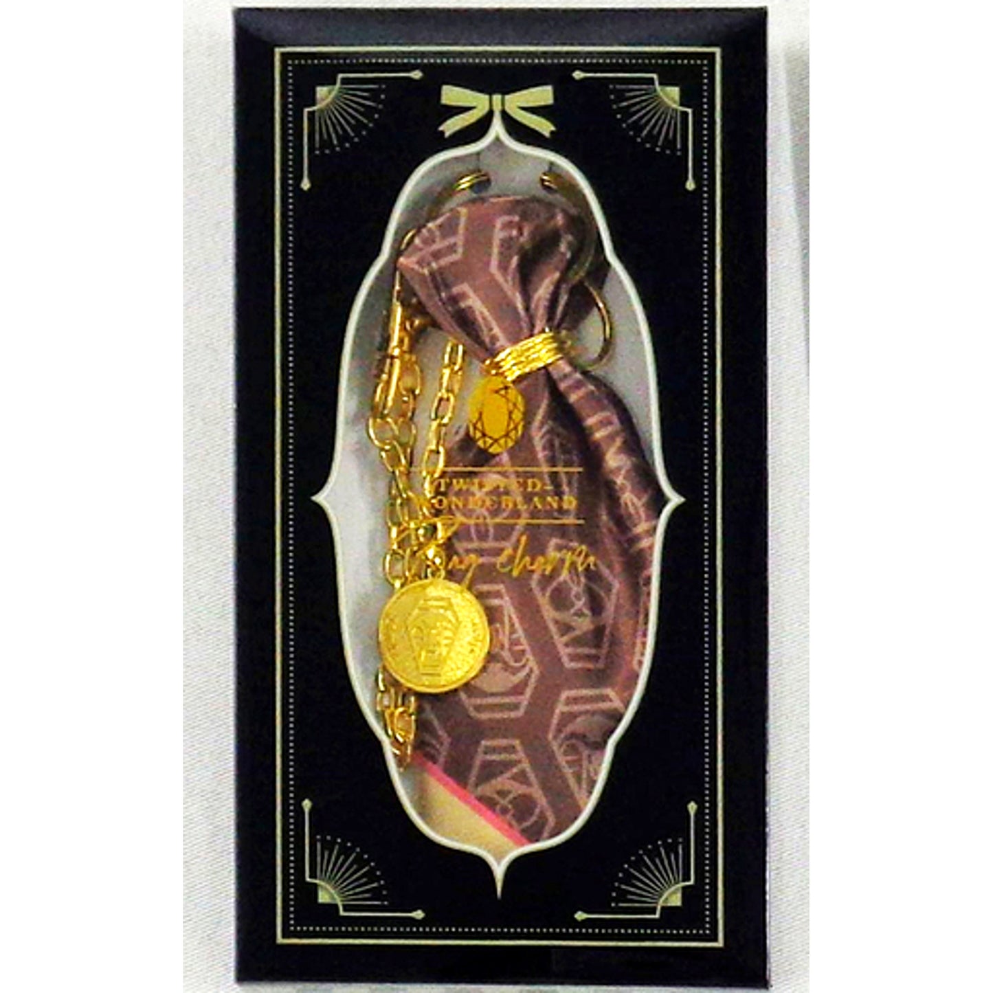Jamil Viper Disney Twisted Wonderland Bag Charm Coin Motif & Scarf Valentine's Day Gift [USED]