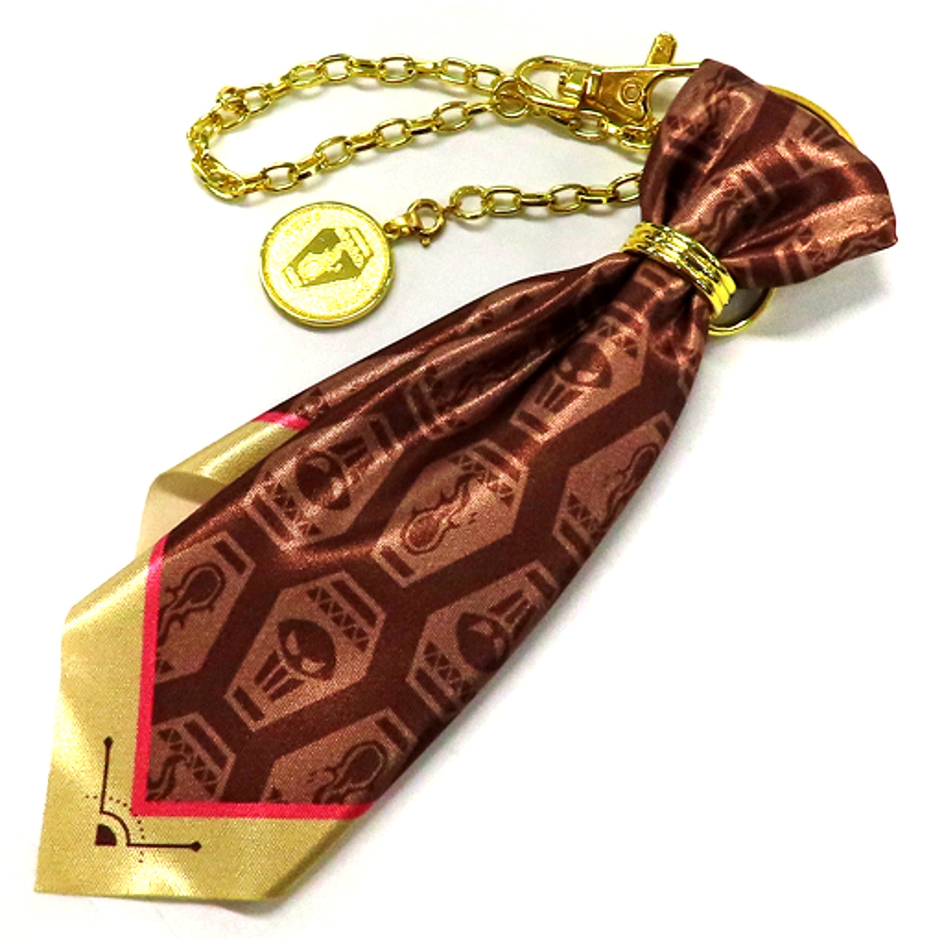 Ortho Shroud Disney Twisted-Wonderland Bag Charm Coin Motif & Scarf Valentine Day Gift [USED]