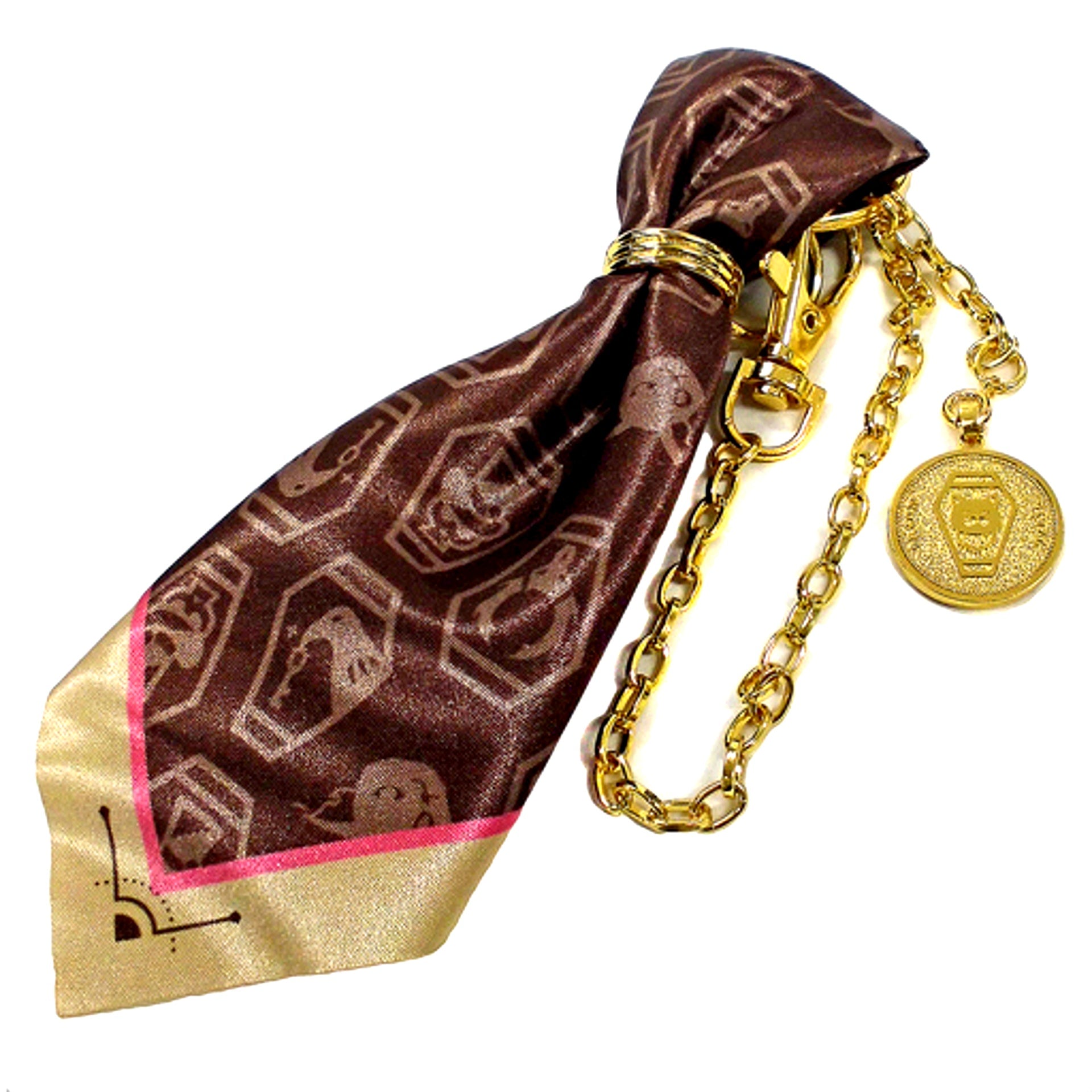 Mozus Trein Single Item Bag Charm Coin Motif & Scarf Disney Twisted Wonderland Valentine's Day Gift [USED]