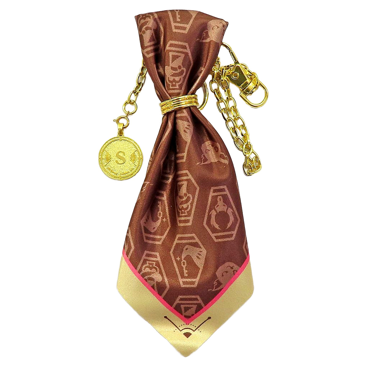 Sam Disney: Twisted-Wonderland Valentine's Day Gifts Bag Charm Coin Motif & Scarf Charm [USED]